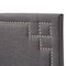 Baxton Studio Geneva Modern Dark Grey Upholstered Twin Size Headboard 125-6988 - alternate 3